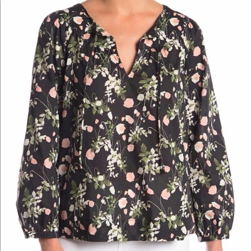 J. Crew Womens Liberty Art Fabrics Blouse Size S